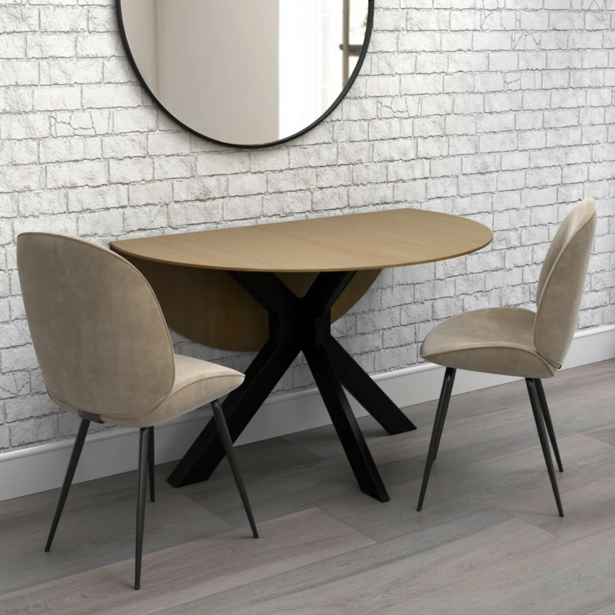 High top table with leaf and chairs deals