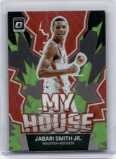 2022-23 Panini Donruss Optic Basketball Jabari Smith Jr My House Lime Green /149
