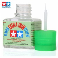 40Ml Plastikkleber ExtradÜNn (Extra Thin Cement) FÜR MODELLBAUSÄTZE#87038 Tamiya