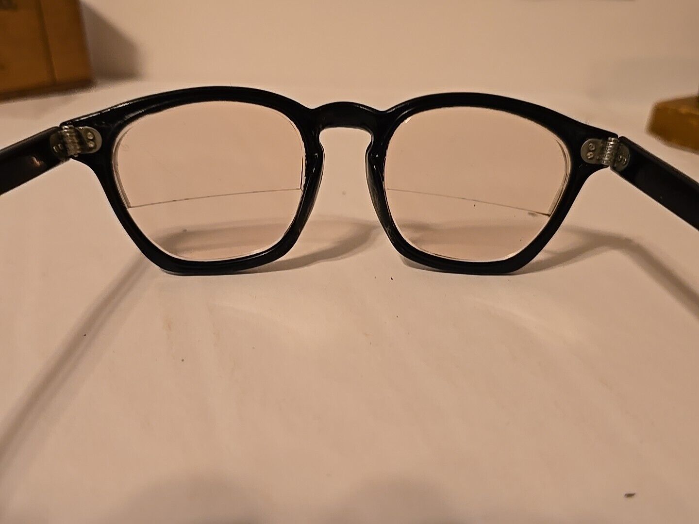 American Optical Vintage Black Hornrimmed Eyeglas… - image 6