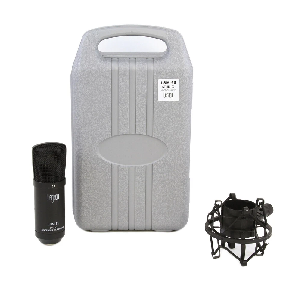 LSM 65/80 Cardioid Professional Studio Vocal Condenser Microphone Kit XLR - Image 2 of 4