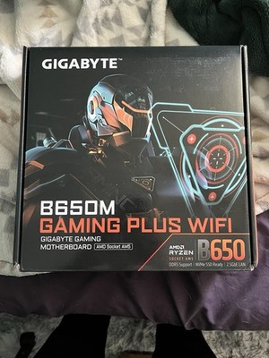 Gigabyte B650M Gaming Plus WiFi AM5 Motherboard AMD M-ATX, DDR5, PCIe 4.0, M.2
