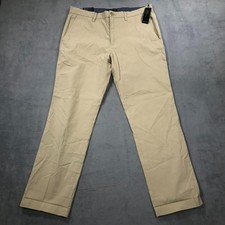 Banana Republic Pants Mens 34x30 Khaki Beige Aiden Summer Weight Chino NEW