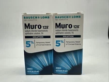 Bausch + Lomb Muro 128 5% Ophthalmic Solution - 0.5oz Pack Of 2