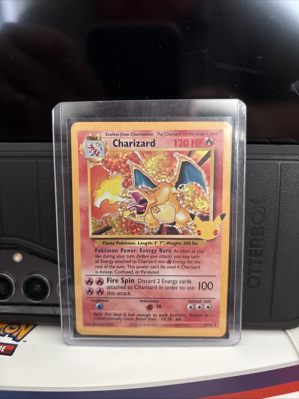 Pokémon TCG Charizard Celebrations Card 4/102 Mint