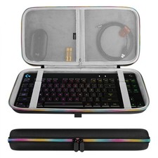 Geekria Tenkeyless Keyboard Case, Hard Shell Travel Carrying Bag for 87 Keyboard