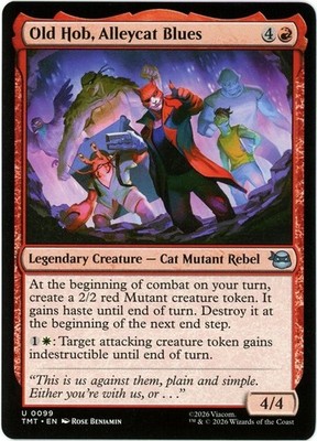 Old Hob, Alleycat Blues - 0099 - TMT Teenage Mutant Ninja Turtles TMNT MTG NM