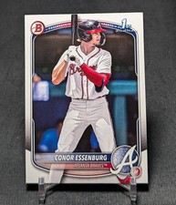 Conor Essenburg 1st Prospect Rookie RC 2025 Bowman Draft Card #BD-124 Braves