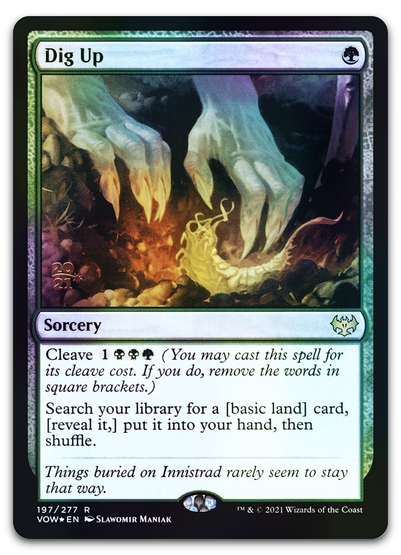 Dig Up #197 (Foil) (NM) Prerelease Cards PRE Magic MTG
