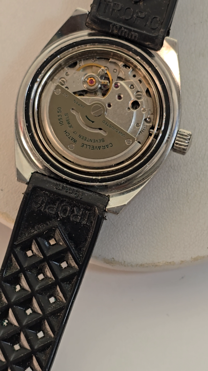 N7 Caravelle-Bulova 666ft Devil Diver Set O Matic Pepsi Bezel