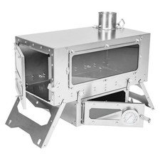 Magma Titanium Hot Tent Stove with Oven, Lightweight and Portable, Removable ...