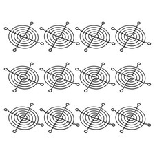 12pcs 80mm Fan Finger Grill Metal Grill Protector Guard Fan Protective Cover