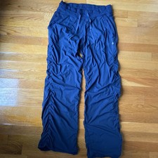 Lululemon Navy Dance Studio Lined Pants, Mid Rise Relaxed Fit, Size 4