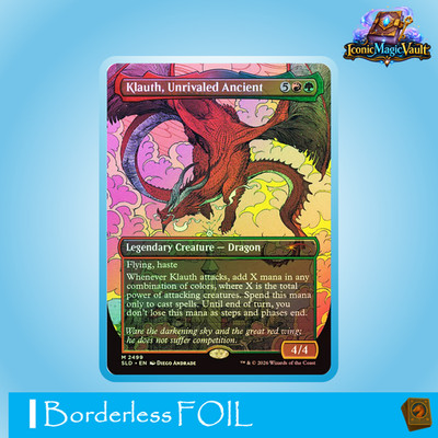 Klauth, Unrivaled Ancient | Borderless Foil | MTG | Secret Lair | EN | NM | M