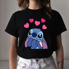 Disney Cute Stitch LOVE T-Shirt Men Women Unisex 7
