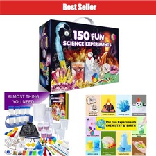 UNGLINGA150 Experimente Wissenschaft Kits f&uuml;r Kinder, Chemie Spielzeug