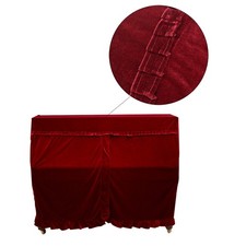 5Colors Fashionable Pleuche Upright Full Piano Dust Cover Instruments Accessory
