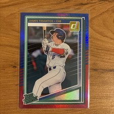 2025 Donruss #171 James Triantos Red and Blue