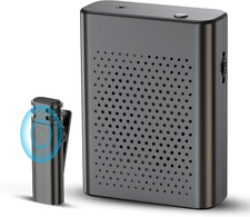 Voice Amplifier with Wireless Lavalier Microphone - Portable Rechargeable Speake