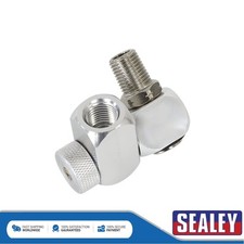 Image of Sealey Z-Swivel Air Hose Connector with Regulator 1/4"BSP SA900