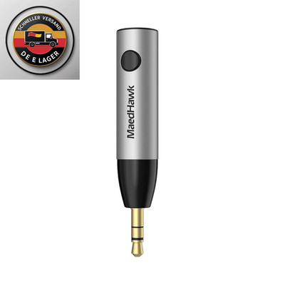 Bluetooth Adapter Auto BTR005 Dualverbindung Freisprechen 3,5 mm