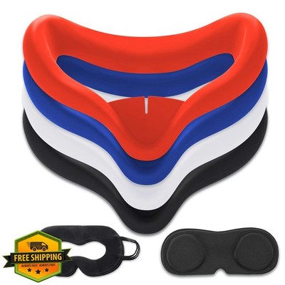 KANG YU Quest 2 Silicone Face Cover Blue Black Red White