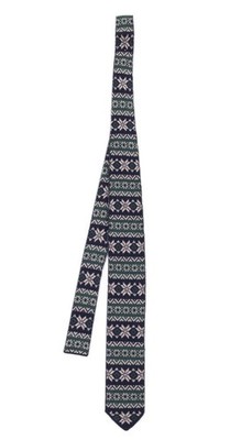 Luigi Borrelli Napoli Mens Wool Handmade Neat Tie NEW $235 2.75'' X 56'' SKU33