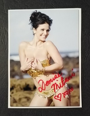 19480 Denise Milani Erotik Model Foto original signiert