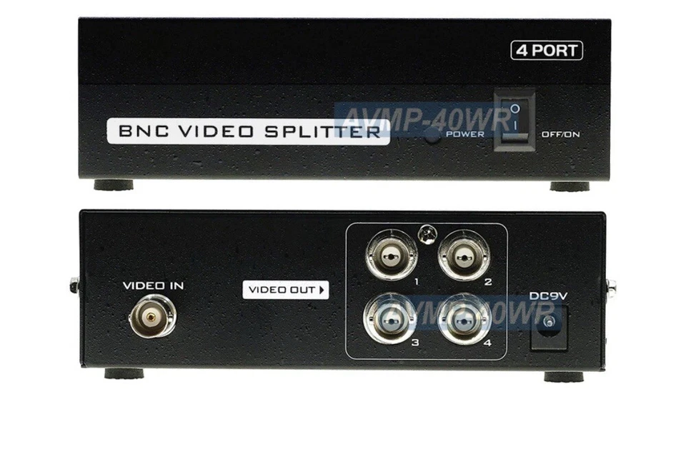 1 In 4 Out 1080p 4K BNC Video Splitter For HD Camera Input Analog Video Input - Image 2 of 3