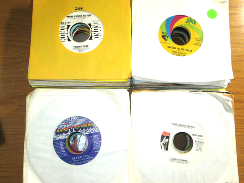 LOT #4 of 100 DIFFERENT SOUL 45 RPMs - - Foto 1 di 21