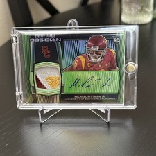 2020 Chronicles Draft Picks Obsidian Michael Pittman Jr RPA /15 Panini Rookie RC
