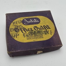 Vintage Lot of Justrite Office Outfit Rubber Stamps EXTRA SMALL! Made in USA