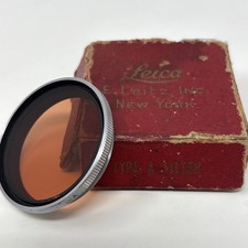 E. Leitz Lens Filter A Rare Leica Photography...