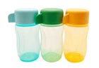 Tupperware Blue Green Orange Plastic Mini Sweet Fun Eco Bottle 90ml (3) Set