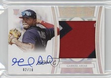 2022 Panini Flawless Rookie Signatures 2/10 Gabriel Arias Patch Auto 13u1