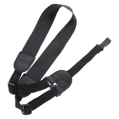 Reusable Nylon Ukulele Belt Black Comfortable Breathable Strap for Ukulele