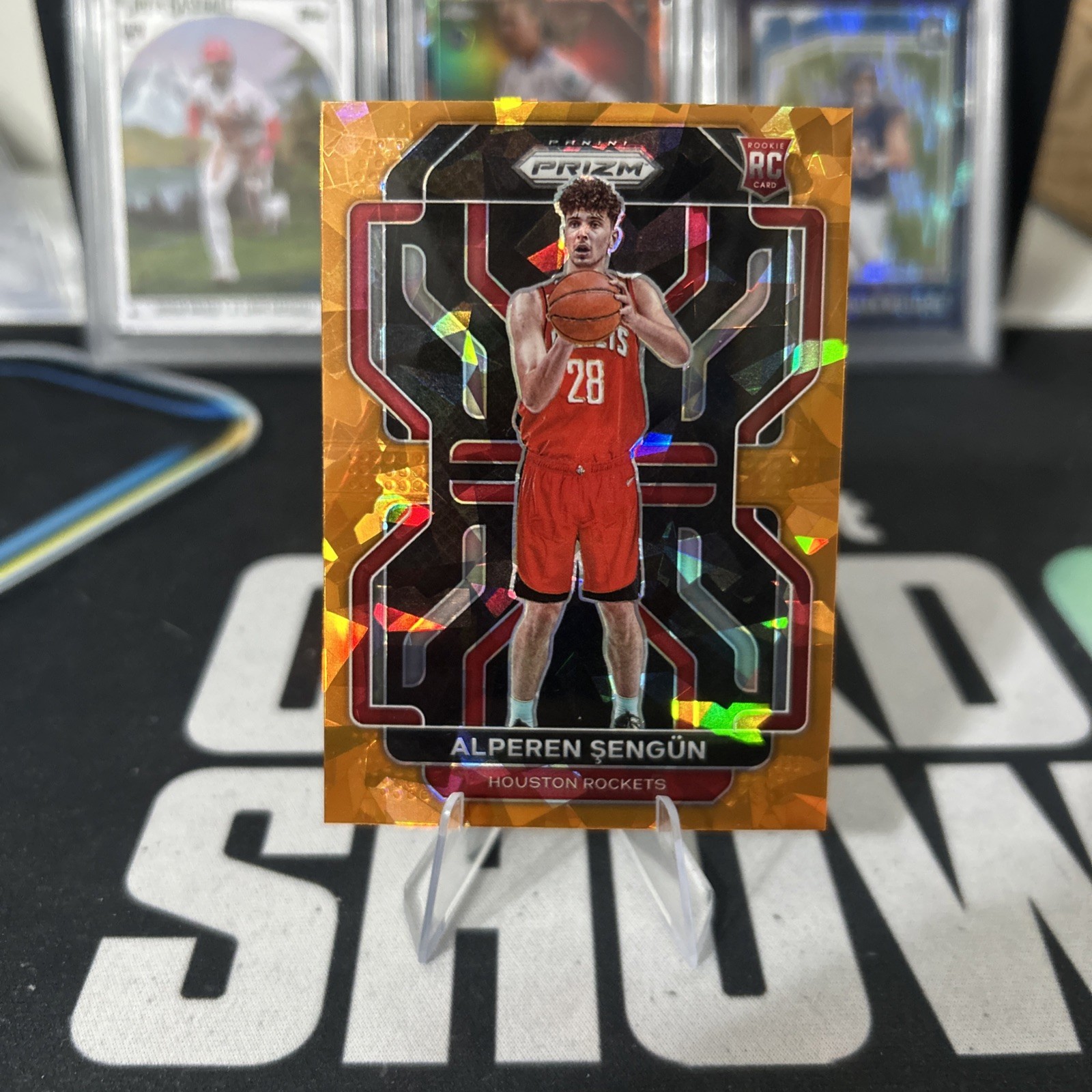 2021-22 Prizm Alperen Sengun #318 RC Rookie Orange Ice Houston Rockets