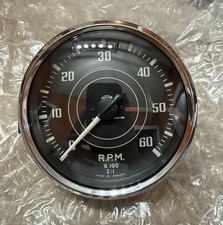 British Jaeger Mechanical Tachometer Rev Counter
