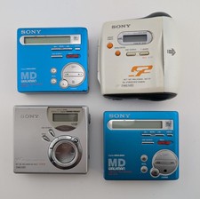 Lot Of 4 Non-Working Sony Walkman Minidisc MD Player MZ-R70 MZ-N510 MZ-S1