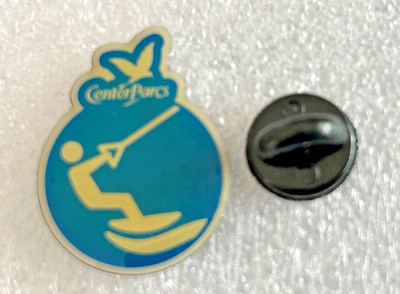 Center Parcs Activity Emaille Pin Anstecker - Blau Wassersport