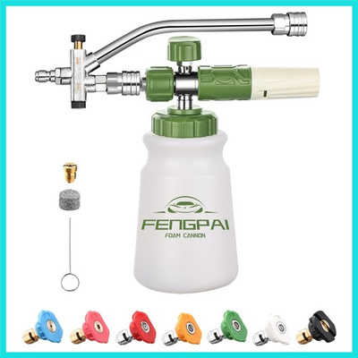 #ad Pressure Washer Foam Cannon with Dual Connector Accessory amp; 7 Power Washer Sp... $49.95