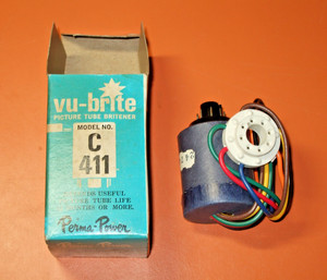 NOS vu-brite Picture Tube Britener Model No. C 411 Perma-Power