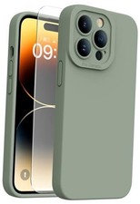 Magnetic for iPhone 14 Pro Case with Screen Protector - Wireless Porcelain Blue