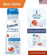 Ensure Pre-Surgery Strawberry Drink - 10 fl oz, 4 Count, Gluten-Free Recovery
