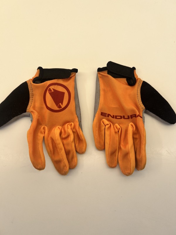Kids Endura Hummvee cycling mountain bike gloves size large
