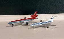  2 Vintage Diecast DC-10 Toy Metal Airplanes - L.A. Airways  Royal Airways