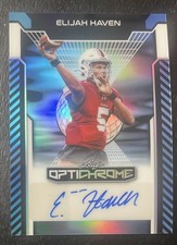 2025 Leaf Optichrome ELIJAH HAVEN Alabama Crimson Tide Platinum Rookie AUTO 7/7