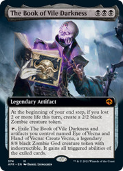 The Book of Vile Darkness (Extended Art) Foil - Adventures in the Forgotten Realms #374
