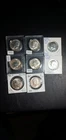 1965 Kennedy Half Dollar SMS 40% Silver X 6 + 1966 & 1967 40 % Silver