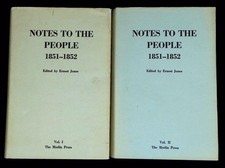 Ernest Jones / Notes to the People May 1851-May 1852--Vol I and II Two volume